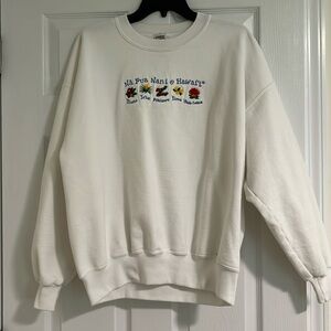 Vintage Embroidered Sweatshirt